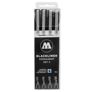 MOLOTOW FINELINER BLACKLINER 4ER SET 1