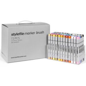 STYLEFILE MARQUEUR BRUSH 72ER SET MAIN A