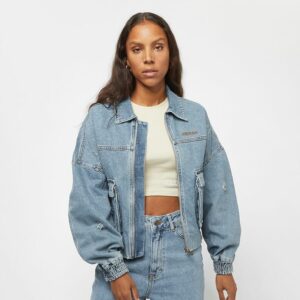 SNIPES Veste en denim à logo audacieux