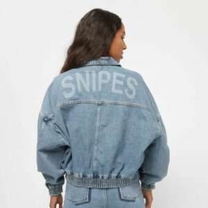 SNIPES Veste en denim à logo audacieux