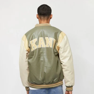 KARL KANI Blouson universitaire en faux cuir – Image 2